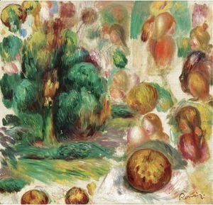 Pierre Auguste Renoir - Tetes, Arbres Et Fruits