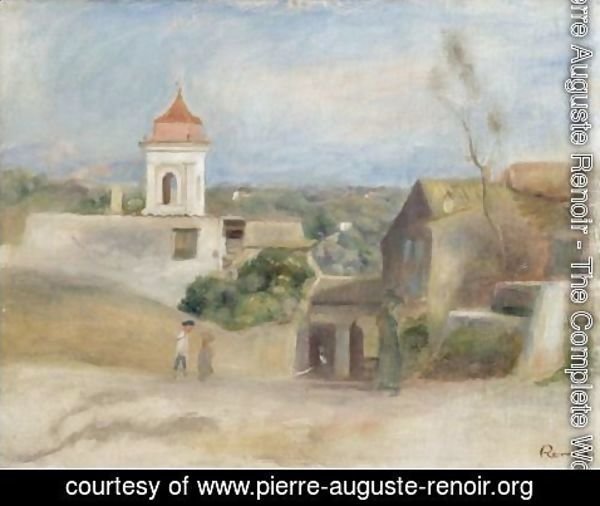 Pierre Auguste Renoir - Paysage Et Chapelle - Paysage A Cagnes