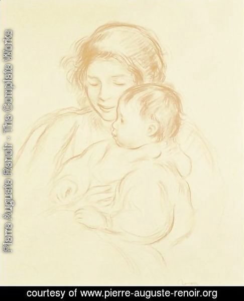 Pierre Auguste Renoir - Mere Et Enfant