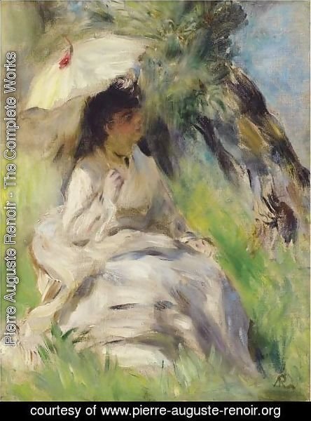Pierre Auguste Renoir - Jeune Femme A L'ombrelle 2