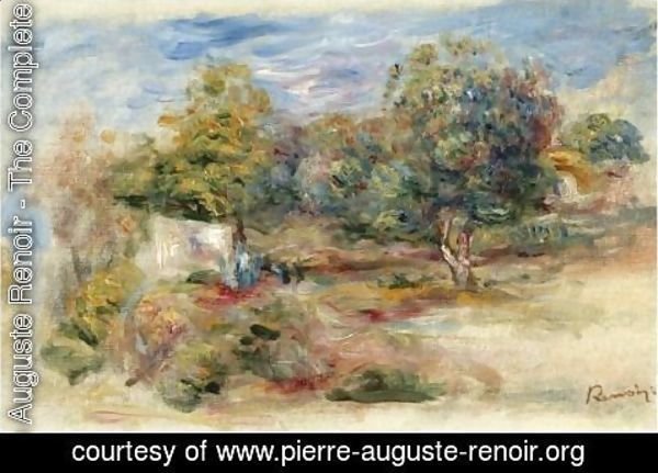 Pierre Auguste Renoir - Esquisse Du Paysage, Maison