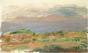 Pierre Auguste Renoir - Falaise Verte Et Mer