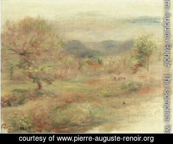 Pierre Auguste Renoir - Paysage En Roux