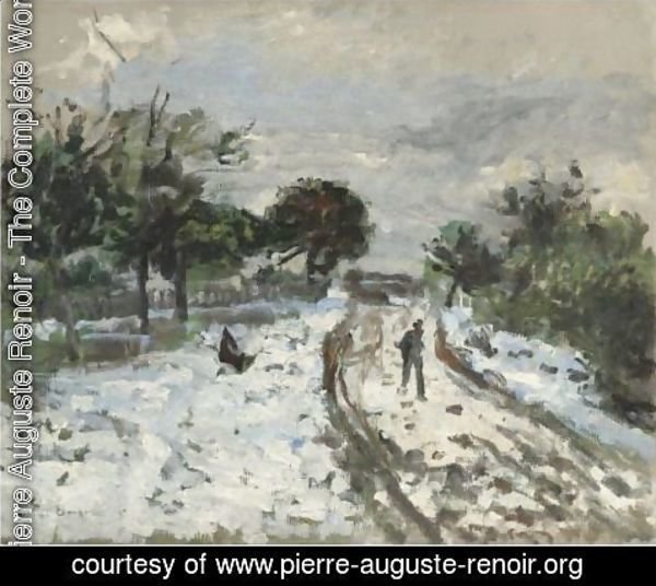 Pierre Auguste Renoir - Paysage De Neige