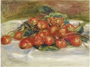Pierre Auguste Renoir - Nature Morte Aux Fraises