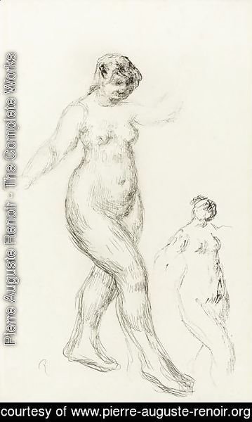 Pierre Auguste Renoir - Etude De Nus