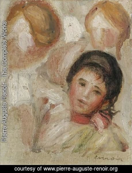 Pierre Auguste Renoir - Jeune Fille 2