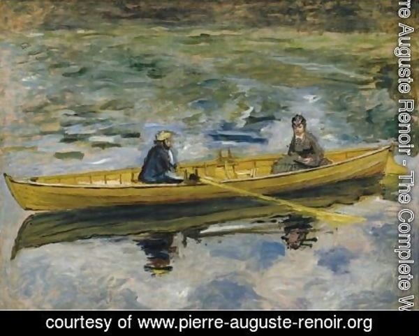 Pierre Auguste Renoir - Claude Monet Et Mme Henriot