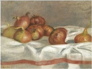 Pierre Auguste Renoir - Nature Morte Aux Oignons Et Tomates