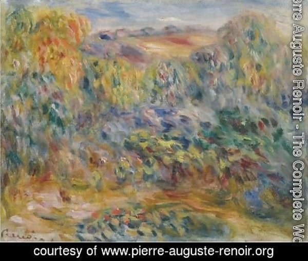 Pierre Auguste Renoir - Paysage Montagneux