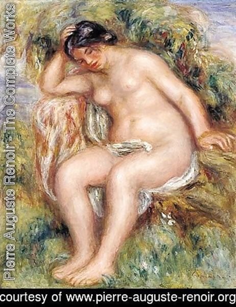 Pierre Auguste Renoir - Le Repos De La Baigneuse