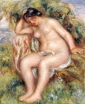 Pierre Auguste Renoir - Le Repos De La Baigneuse