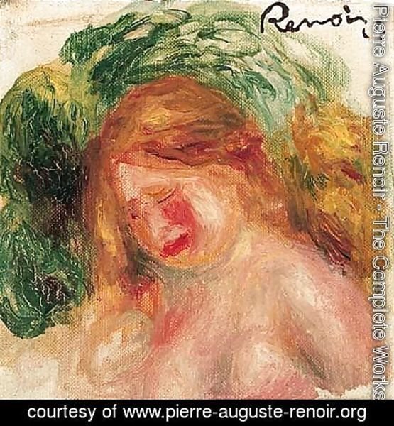 Pierre Auguste Renoir - Tete De Femme 4