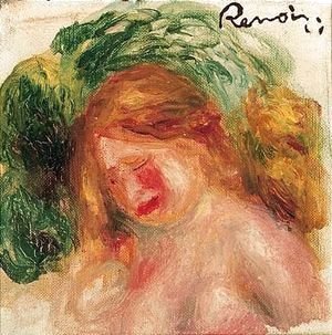 Pierre Auguste Renoir - Tete De Femme 4