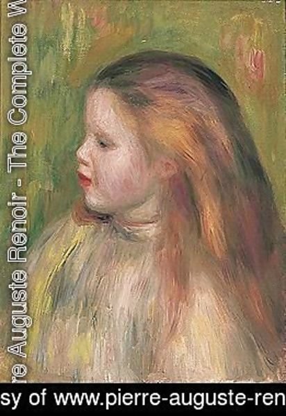 Pierre Auguste Renoir - Portrait of a girl 4