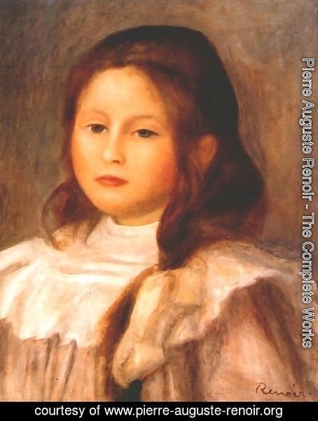 Pierre Auguste Renoir - Portrait Of A Child 2