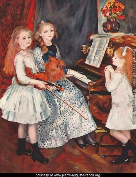 Portrait of the daughter of Catulle Mendes at the Piano