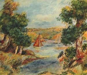 Pierre Auguste Renoir - Segelboote bei Cagnes