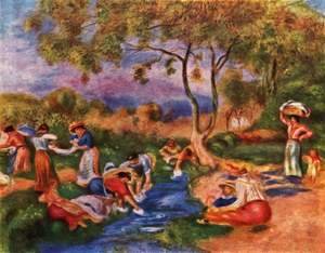 Pierre Auguste Renoir - Washerwomen 2