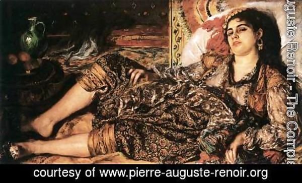 Pierre Auguste Renoir - Odalisque (Woman of Algiers)