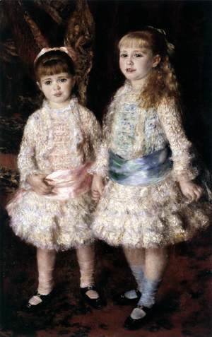 Pierre Auguste Renoir - Pink and Blue (Alice and Elisabeth Cahen d'Anvers)