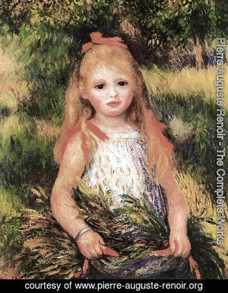 Pierre Auguste Renoir - Girl with Sheaf