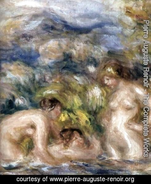 Pierre Auguste Renoir - The Bathers (detail)