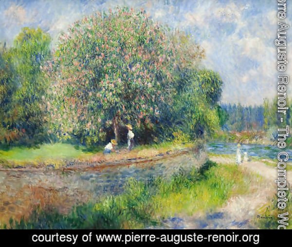 Pierre Auguste Renoir - Chestnut Tree in Bloom