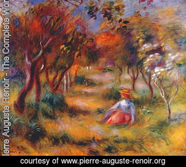 Pierre Auguste Renoir - Le Jardin de la Poste (Cagnes)