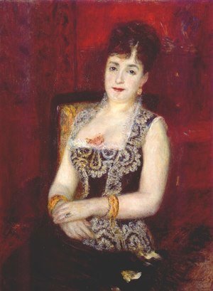 Pierre Auguste Renoir - Portrait of the countess pourtales
