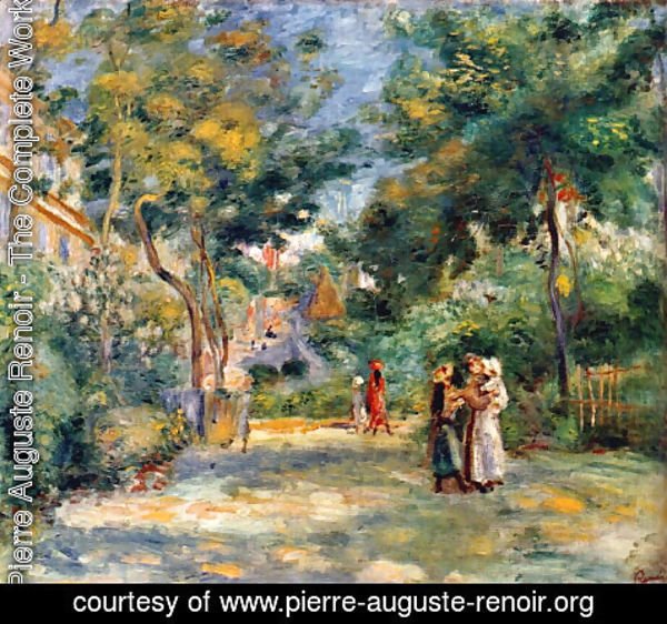 Pierre Auguste Renoir - Figures in a Garden