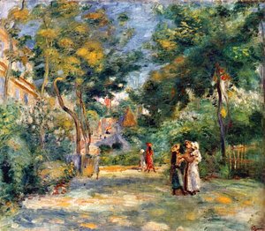 Pierre Auguste Renoir - Figures in a Garden