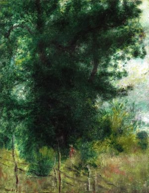 Pierre Auguste Renoir - A Fence in the Forest