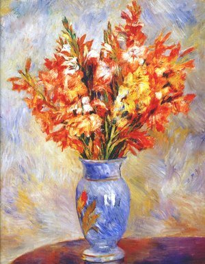 Pierre Auguste Renoir - Gladioli 2