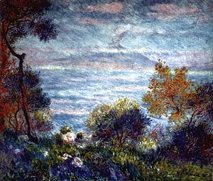 Pierre Auguste Renoir - The head of Monte Sorrento