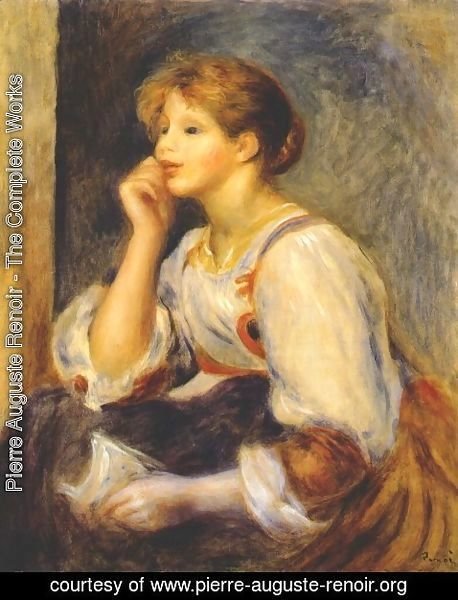 Pierre Auguste Renoir - Girl with a letter