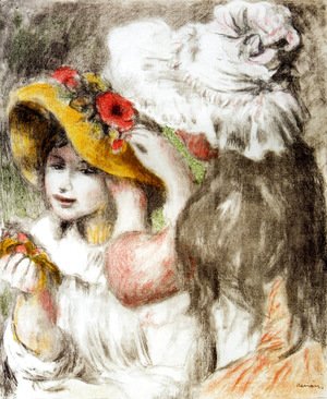 Pierre Auguste Renoir - The Hatpin