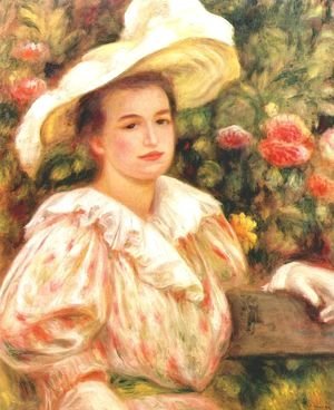 Pierre Auguste Renoir - Lady with white hat