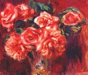 Pierre Auguste Renoir - Moss roses