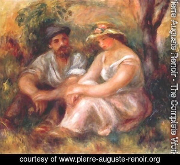 Pierre Auguste Renoir - Seated couple