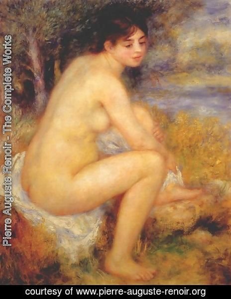 Pierre Auguste Renoir - Nude in a landscape
