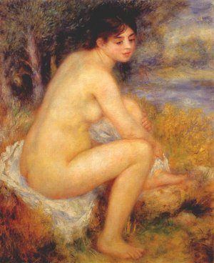 Nude in a landscape