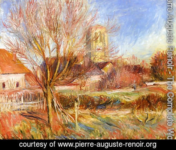 Pierre Auguste Renoir - The Church at Essoyes