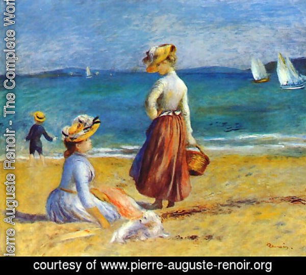 Pierre Auguste Renoir - Figures on the Beach