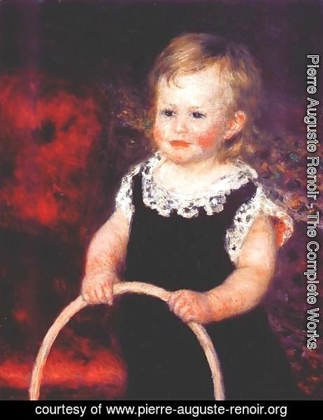 Pierre Auguste Renoir - Child with a hoop