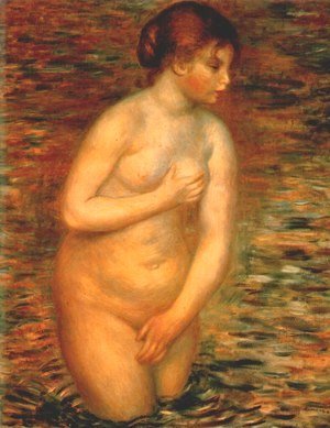 Nude in the water