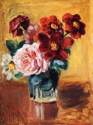 Pierre Auguste Renoir - Flowers in a Vase 3