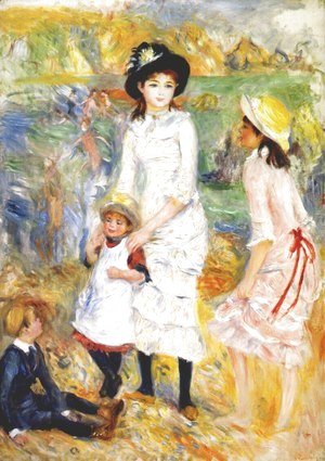 Pierre Auguste Renoir - Children on the seashore