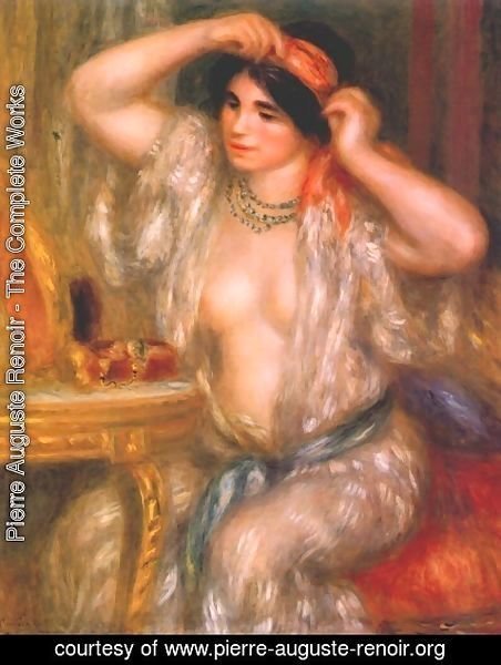 Pierre Auguste Renoir - Gabrielle at the mirror