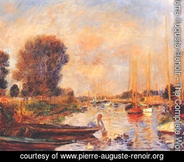 Pierre Auguste Renoir - The seine at argenteuil 3